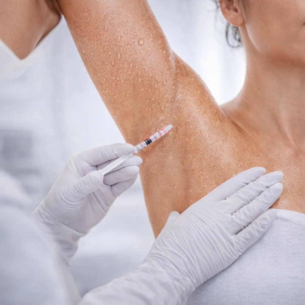 Лечение гипергидроза (коррекция повышенного потоотделения)